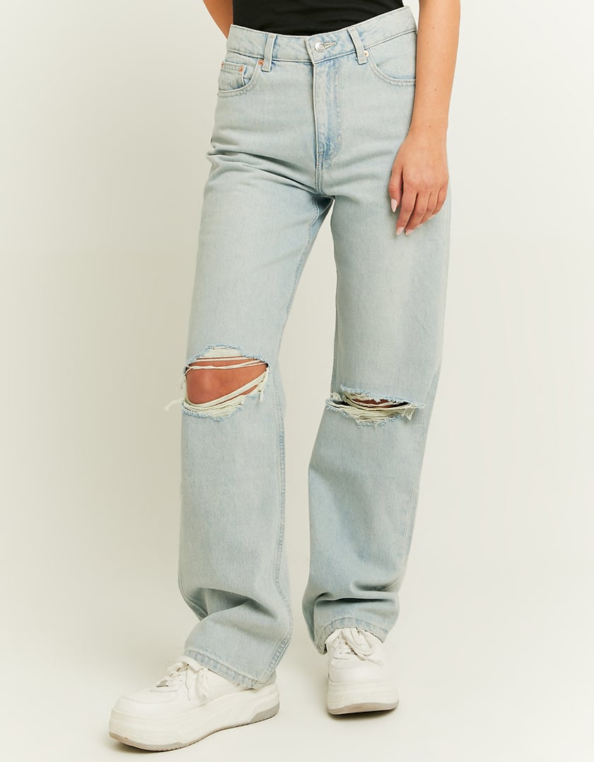 TALLY WEiJL, High Waist Straight Leg Jeans for Women