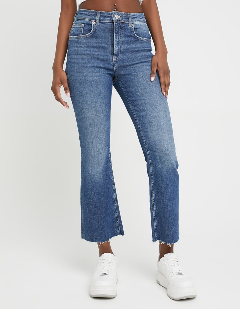 TALLY WEiJL, Jeans taille moyenne flare court for Women