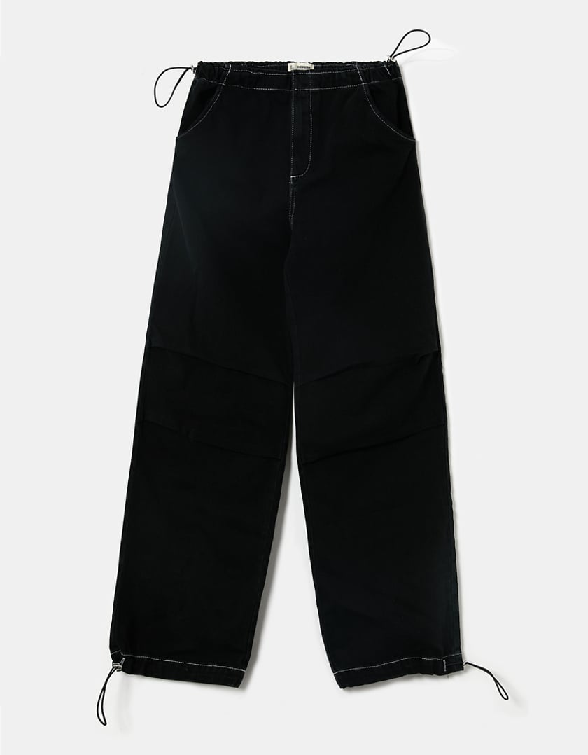 TALLY WEiJL, Pantalon parachute Noir Taille Haute for Women