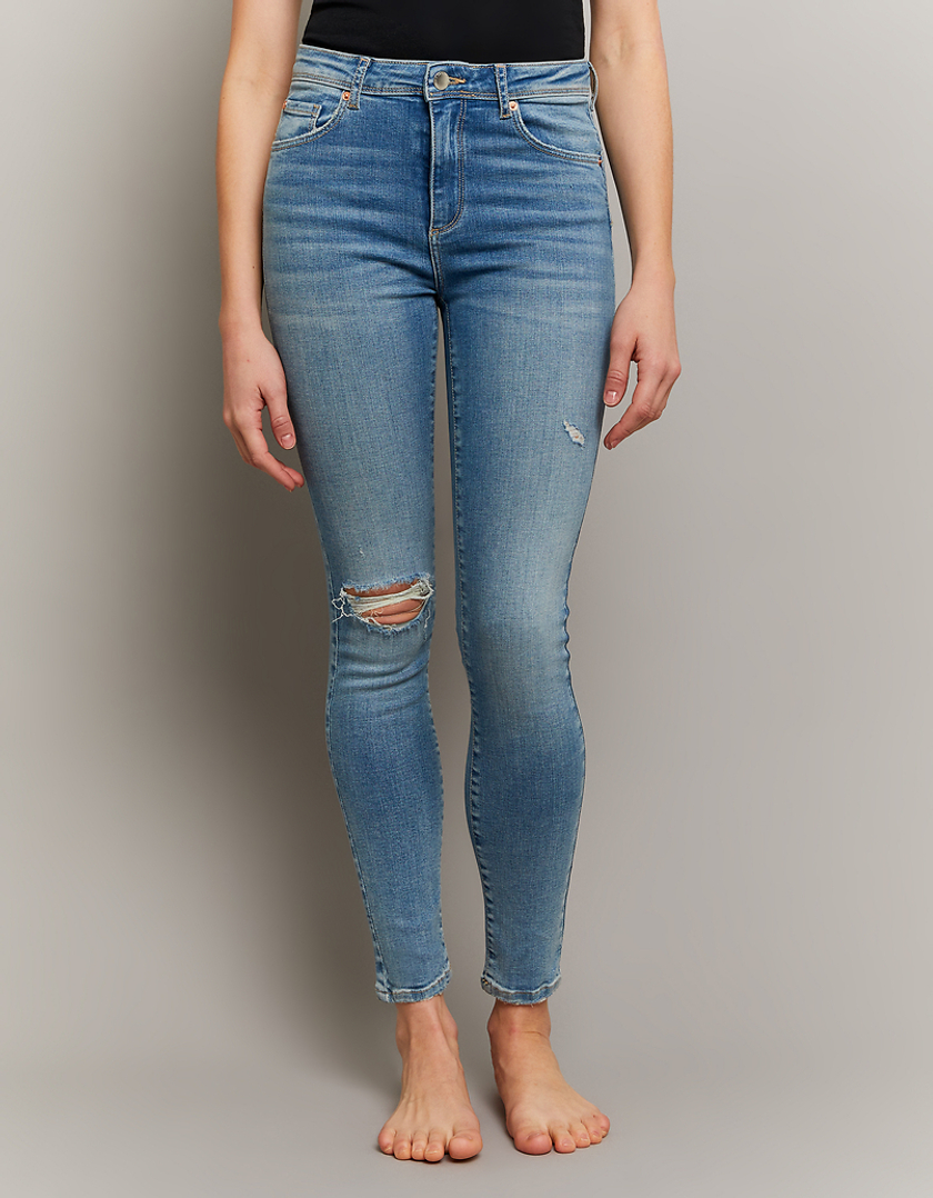 TALLY WEiJL, Mid Waist Skinny Push Up Jeans for Women