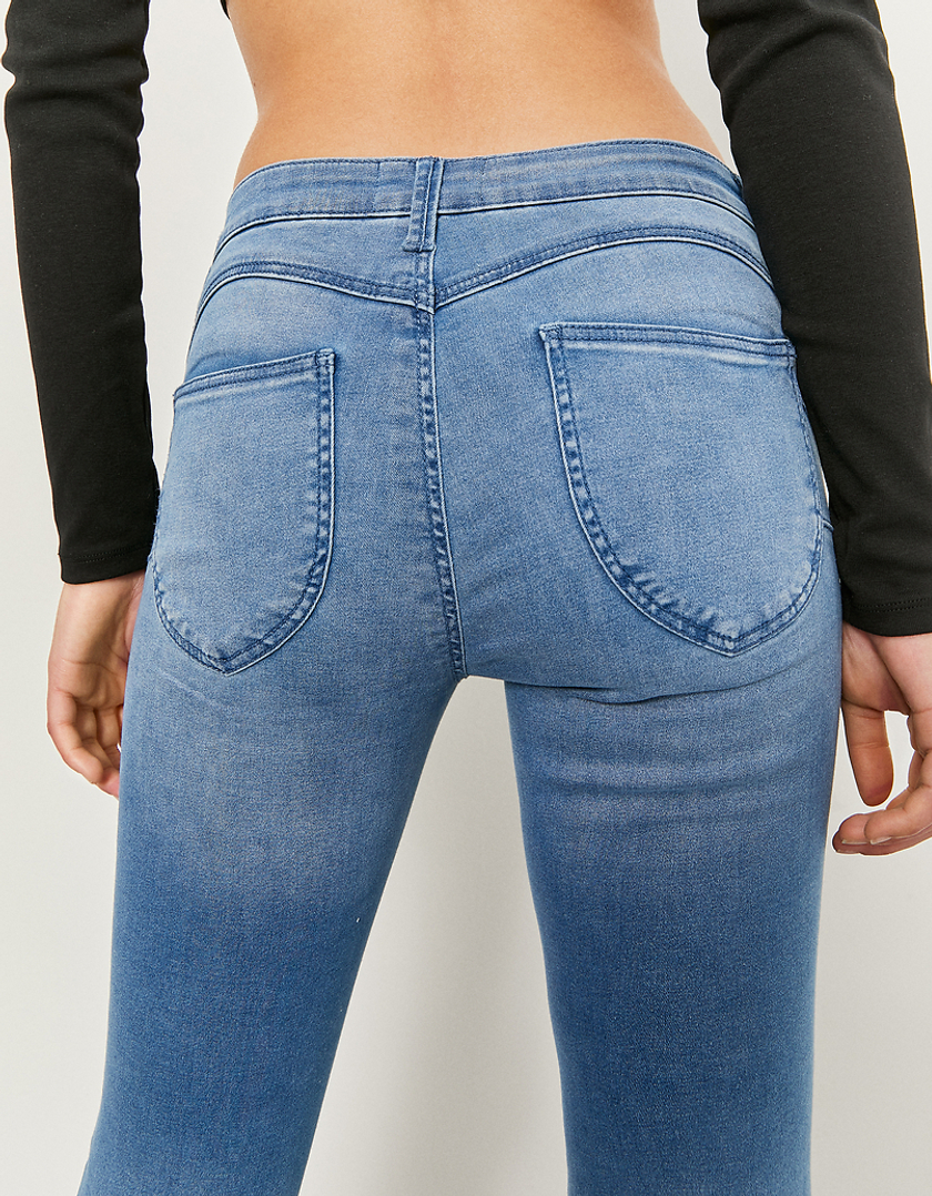 TALLY WEiJL, Mid Waist Push Up Jeans for Women