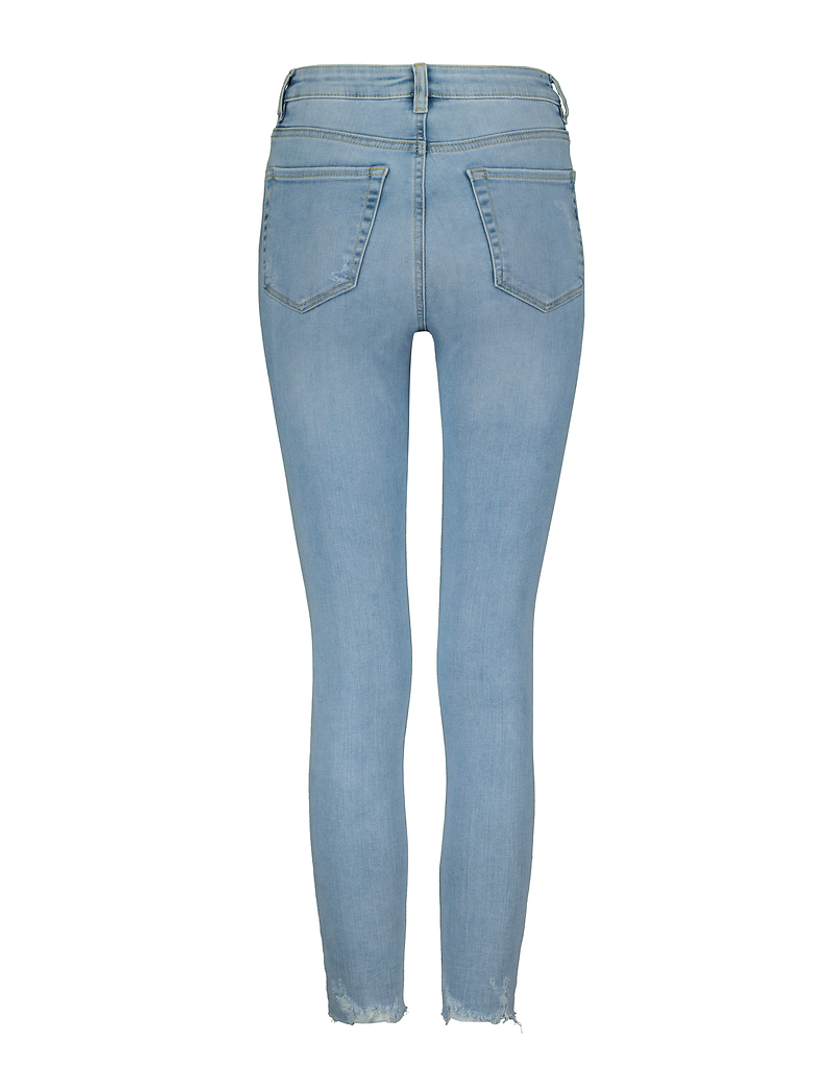 TALLY WEiJL, Jeans Skinny Strappati a Vita Alta for Women