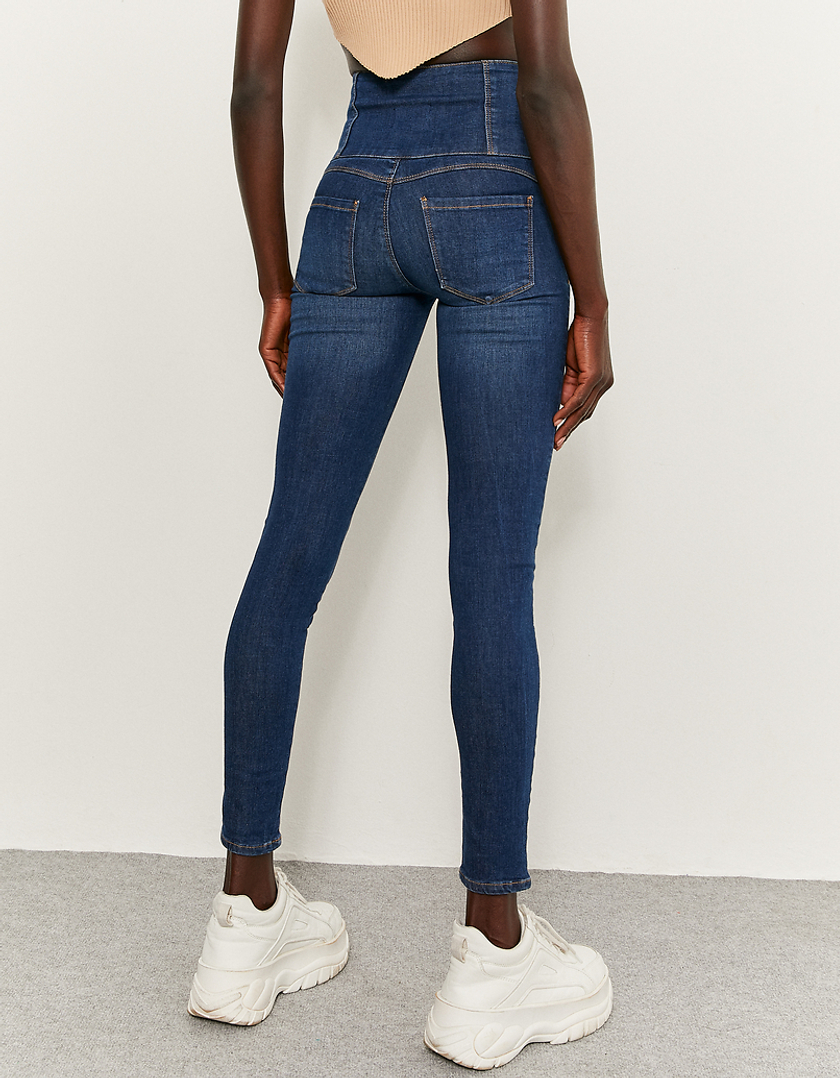 TALLY WEiJL, Jeans Skinny a Vita Alta Blu for Women