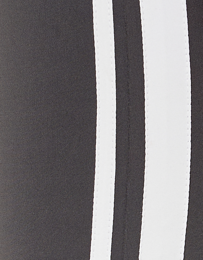 TALLY WEiJL, Pantalon de jogging ajusté gris avec bandes latérales blanches for Women