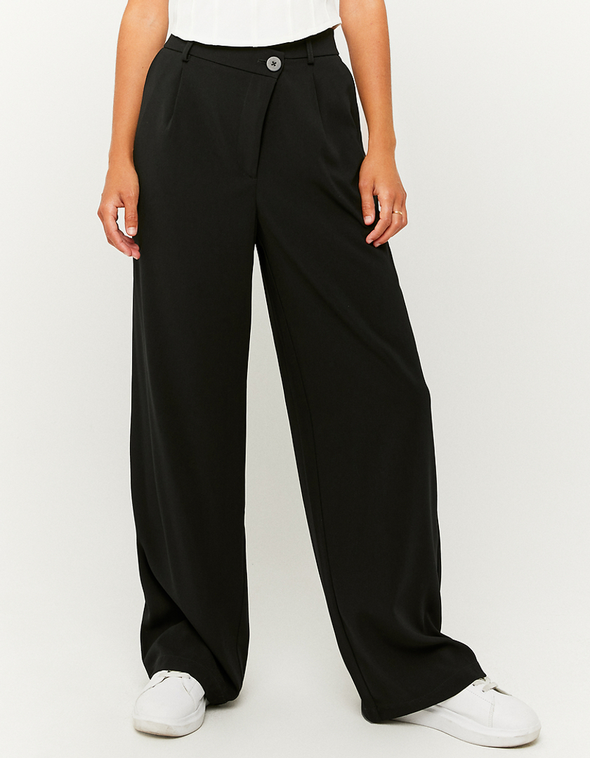 TALLY WEiJL, Pantalon Noir Taille Haute Droit for Women