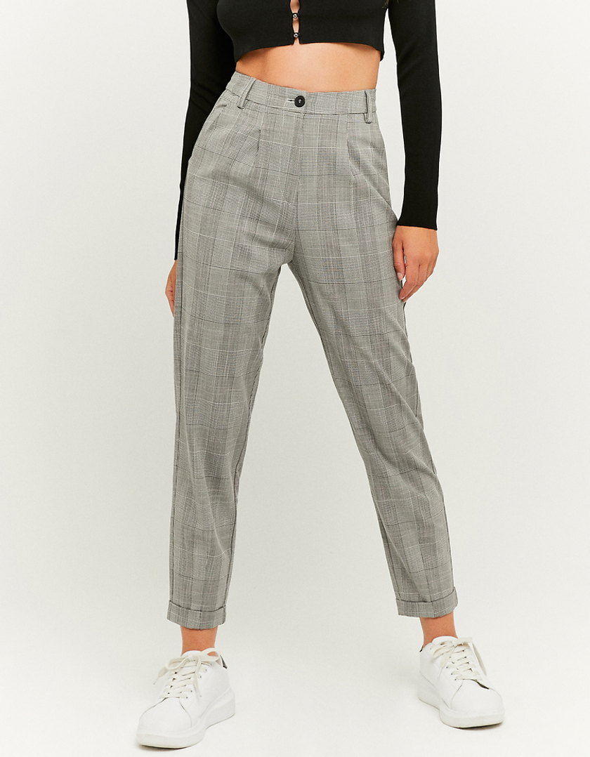 TALLY WEiJL, Grey High Waist Slouchy Trousers for Women