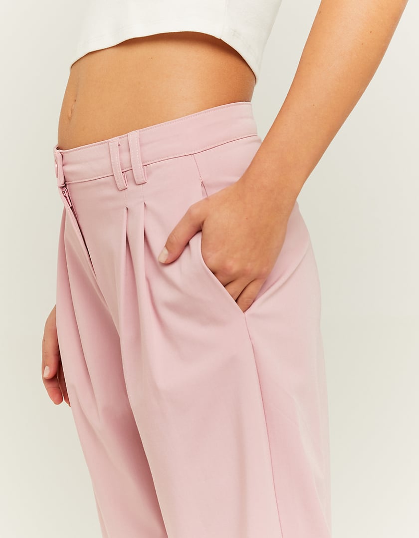 TALLY WEiJL, Pink High Waist Loose Trousers for Women
