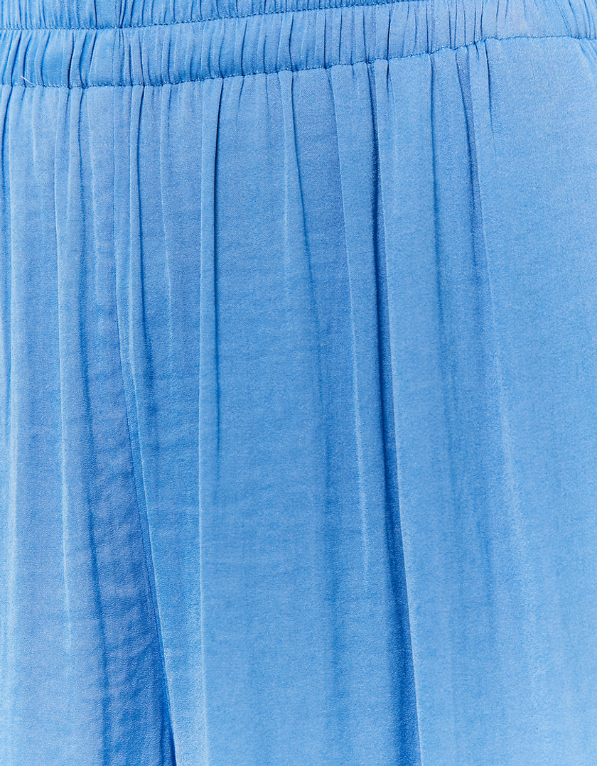 TALLY WEiJL, Niebieskie szerokie spodnie z wysokim stanem for Women