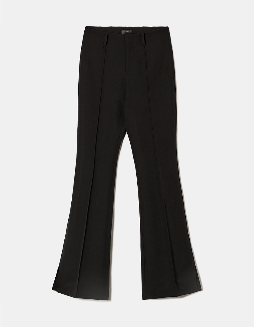 TALLY WEiJL, Pantalon Taille Haute Flare Noir for Women