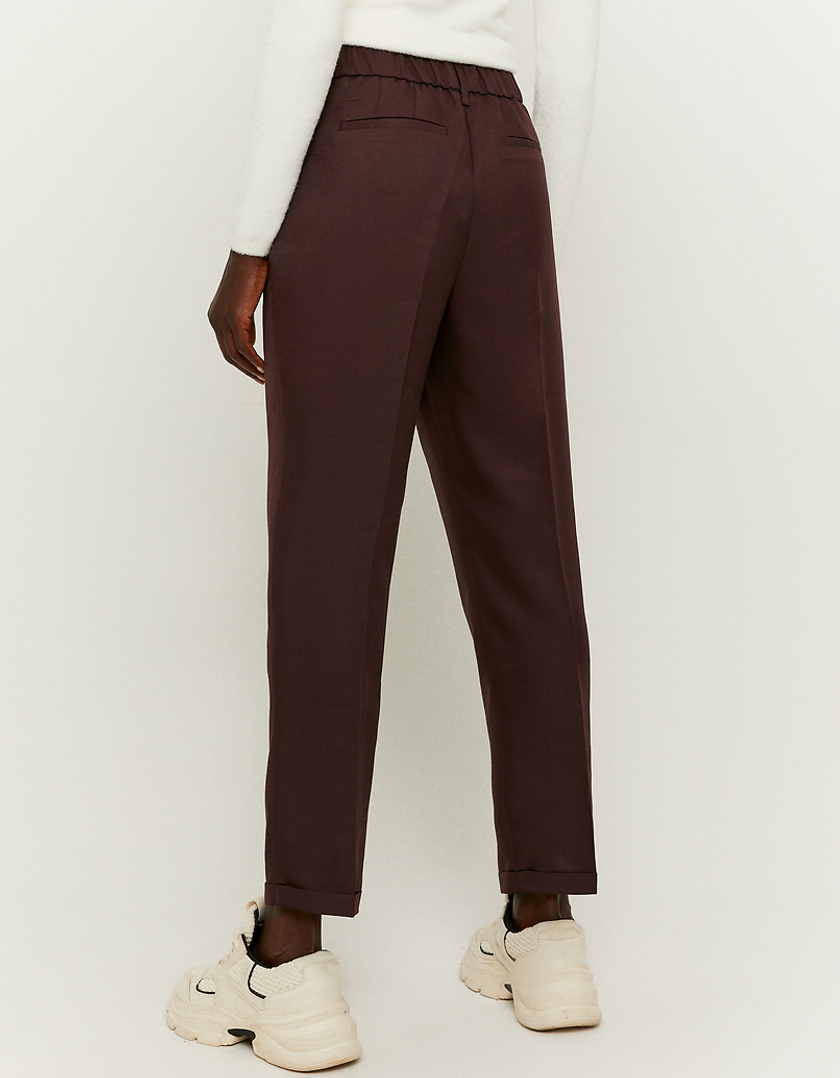 TALLY WEiJL, Pantalon Droit Taille Haute Brun for Women