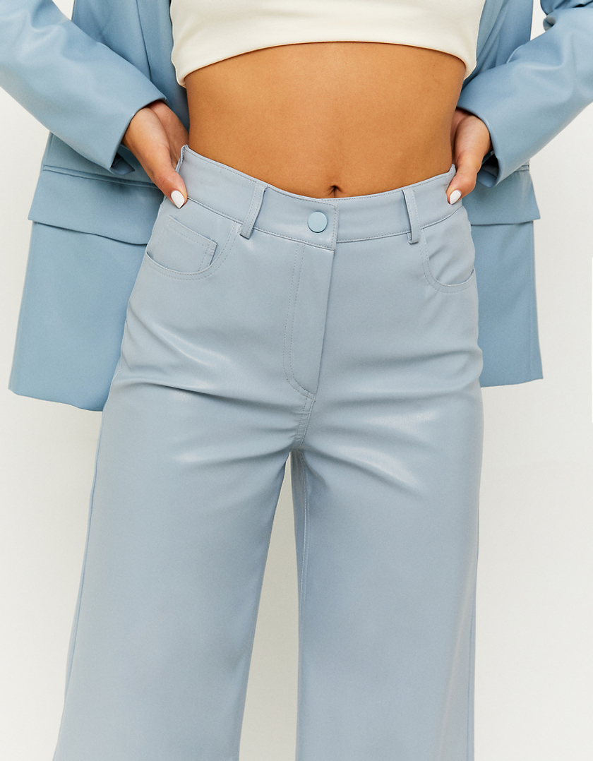 TALLY WEiJL, Pantalon Flare Taille Haute Bleu for Women