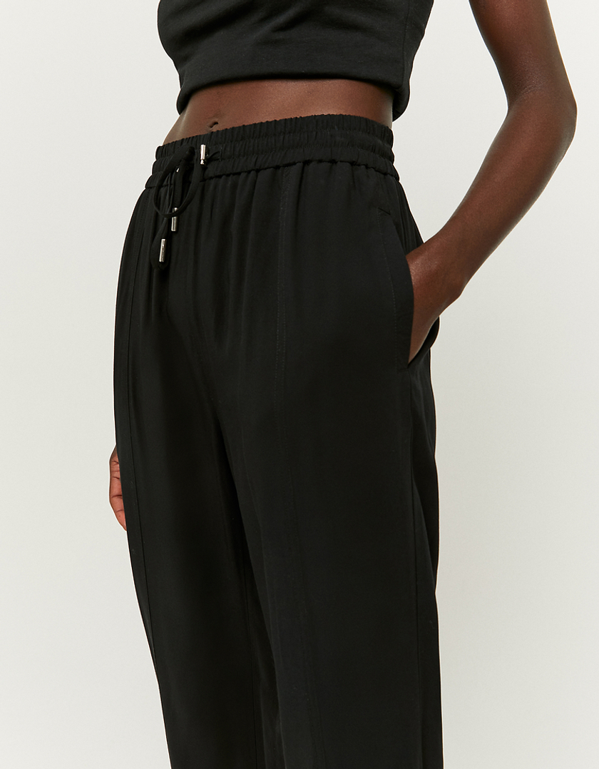 TALLY WEiJL, Μαύρο ίσιο παντελόνι for Women