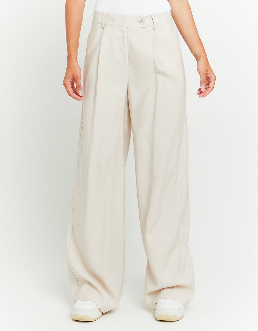 TALLY WEiJL, Pantalon Beige Taille Haute for Women