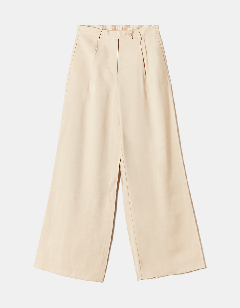 TALLY WEiJL, Pantalon Beige Taille Haute for Women
