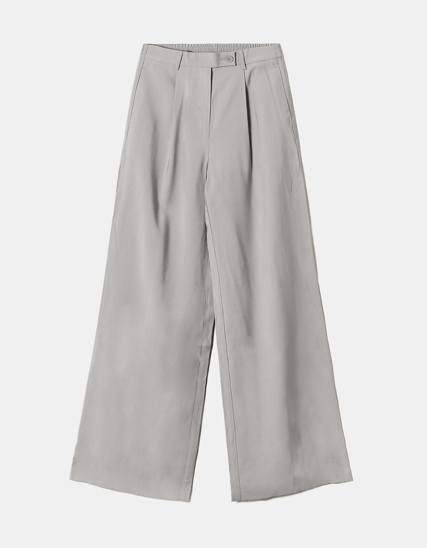 TALLY WEiJL, Grey High Waist Trousers for Women