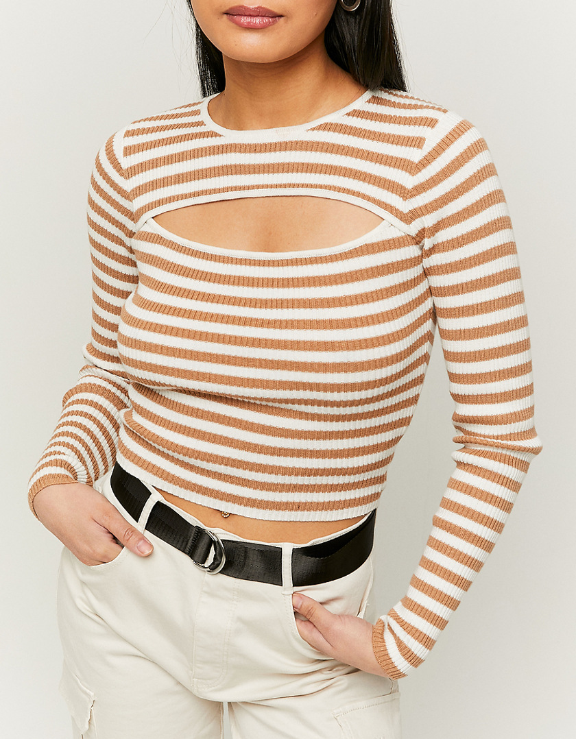 TALLY WEiJL, Top In Maglia a Righe for Women