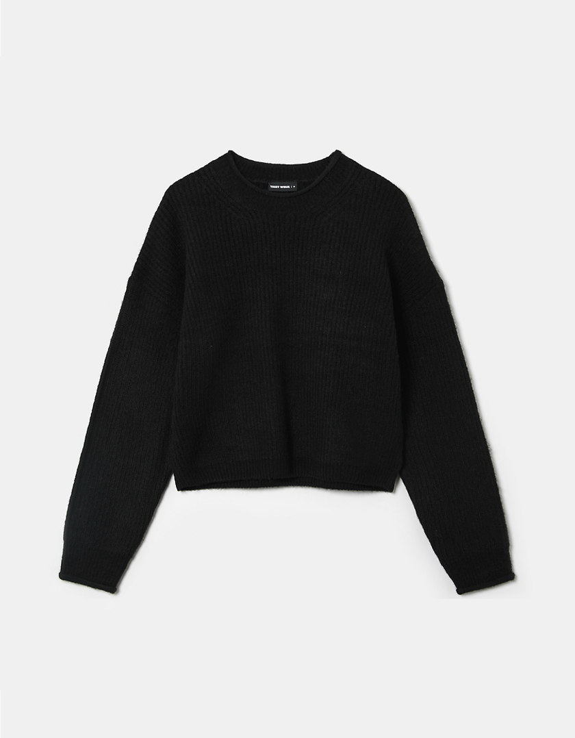 TALLY WEiJL, Czarny sweter Basic for Women