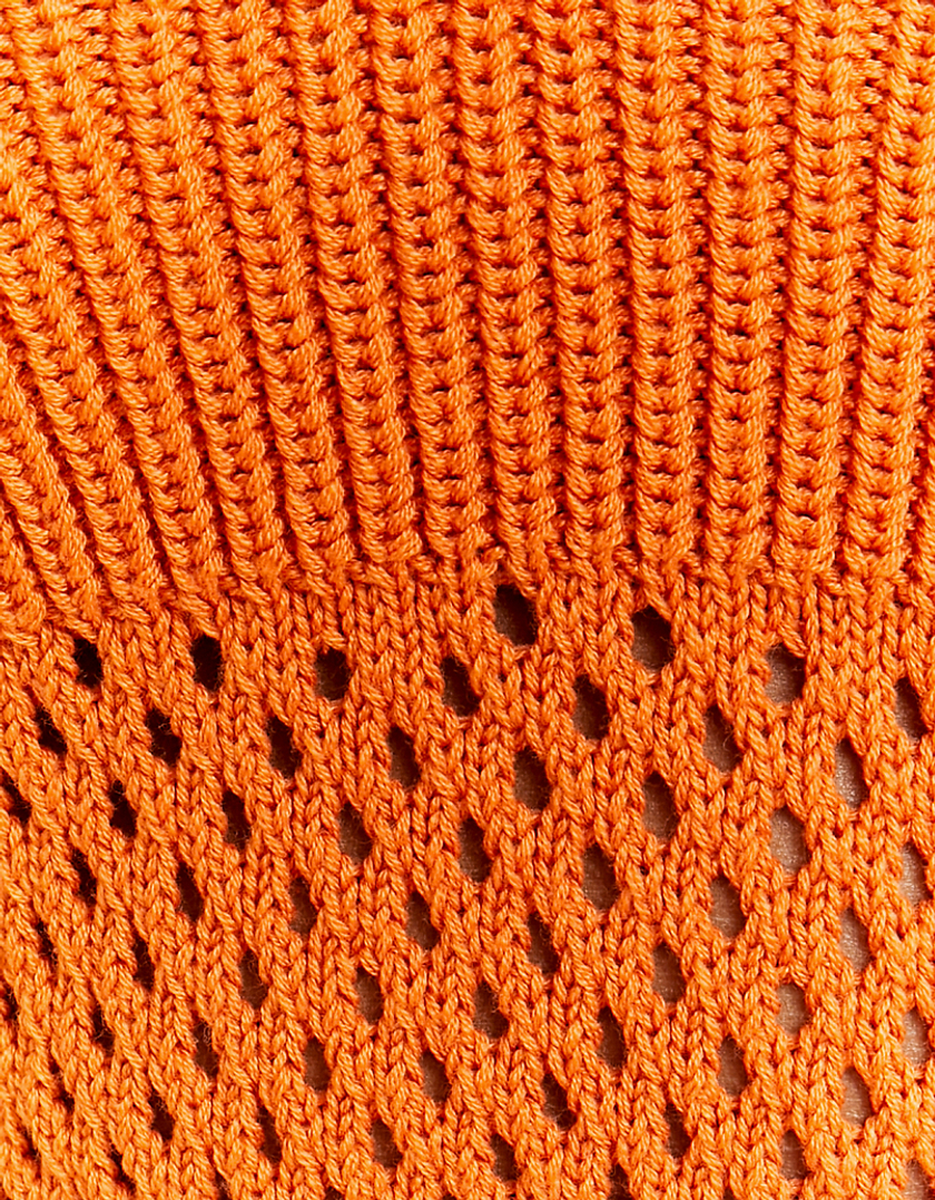 TALLY WEiJL, Orange Crochet Bralet for Women