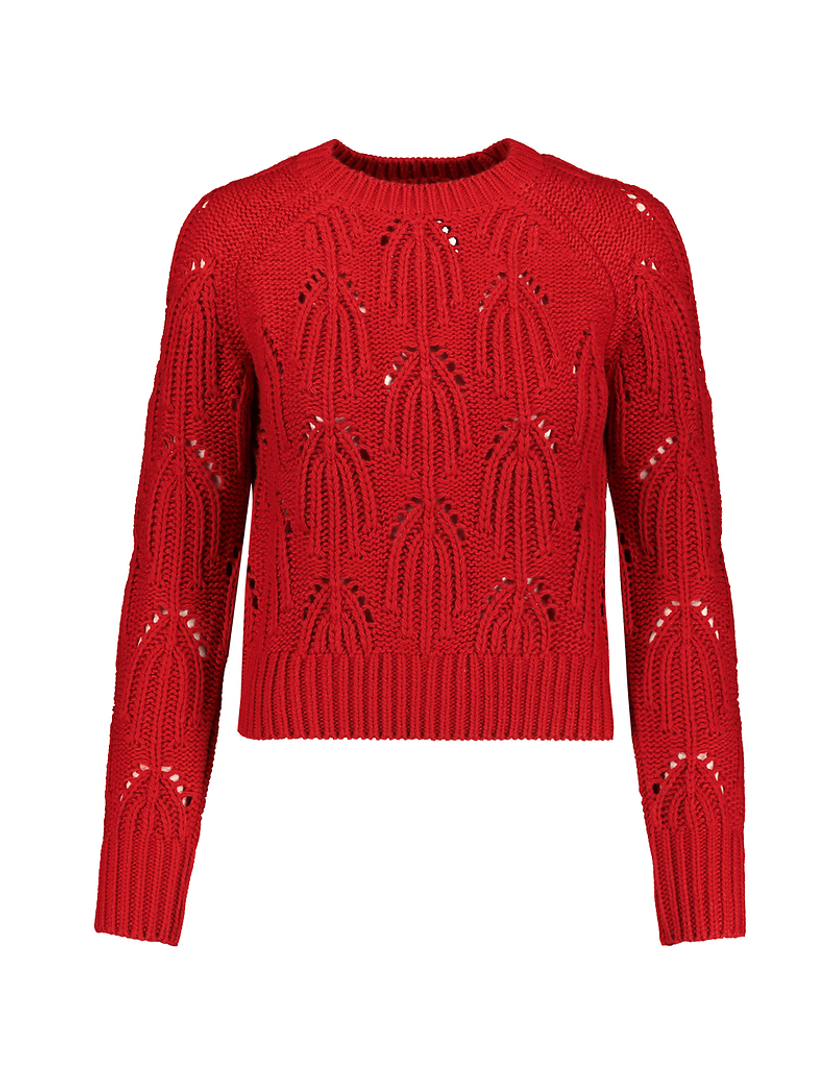 TALLY WEiJL, Pull Col Rond Rouge for Women