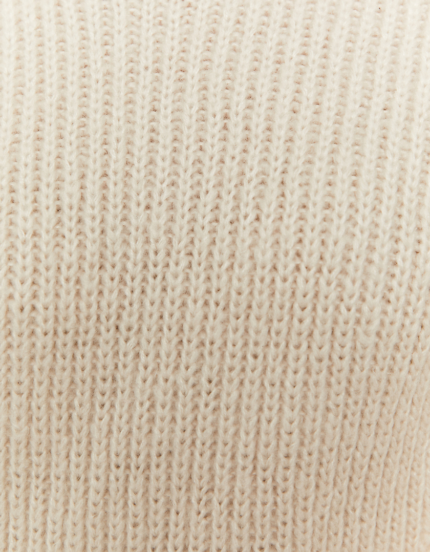 TALLY WEiJL, Biały gruby sweter z odkrytymi plecami for Women