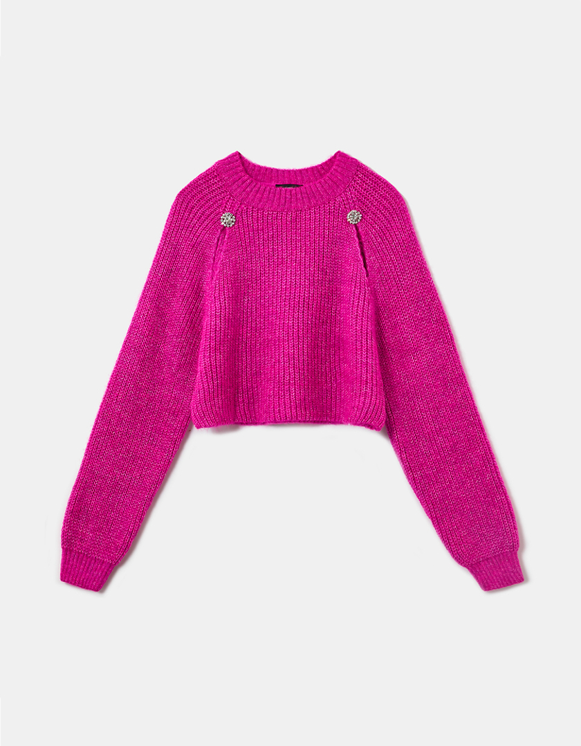 TALLY WEiJL, Pinker Pullover aus Lurex for Women