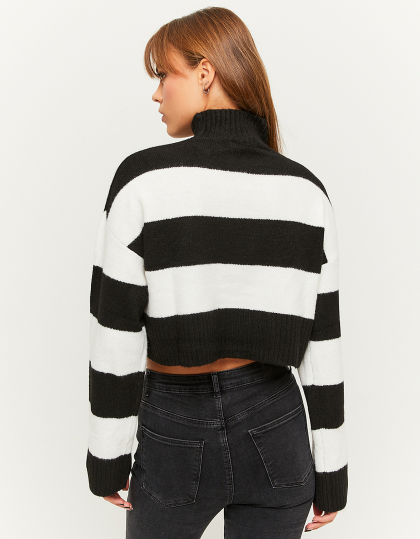 TALLY WEiJL, Striped Loose Cropped Jumper for Women