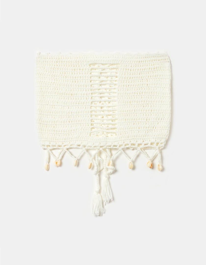 TALLY WEiJL, Top en Crochet Blanc for Women