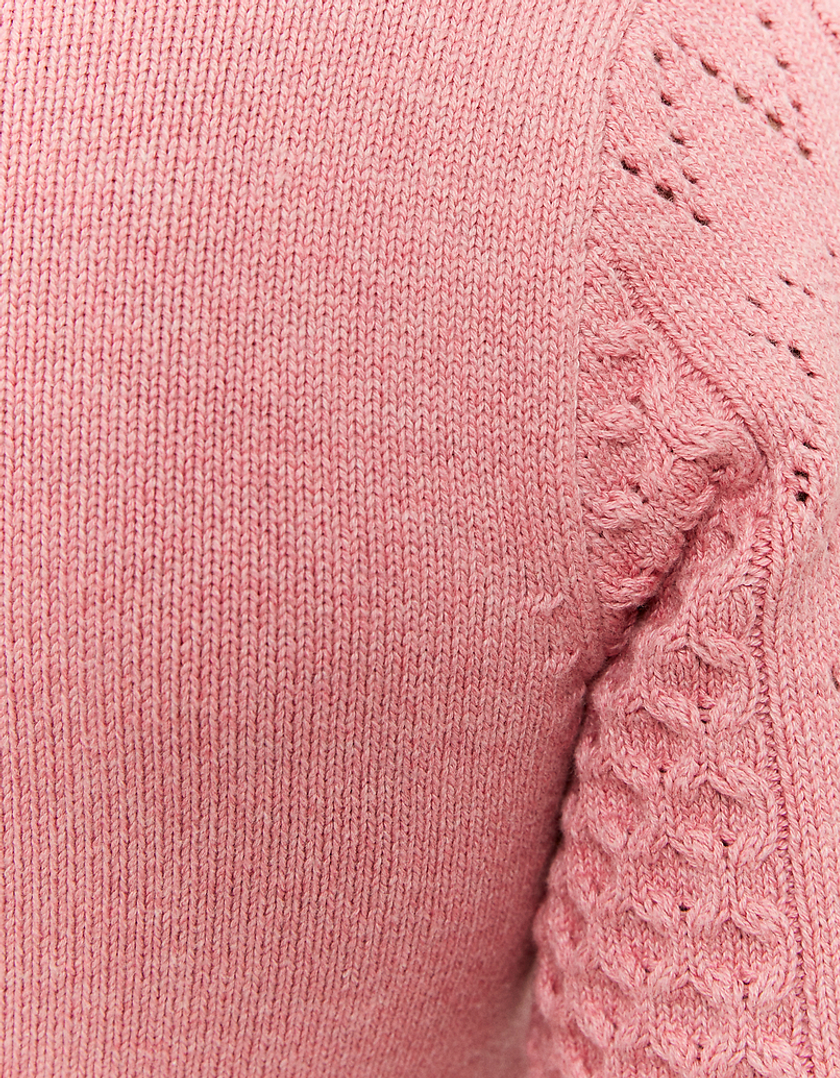 TALLY WEiJL, Pinker Langärmliger Basic Pullover for Women