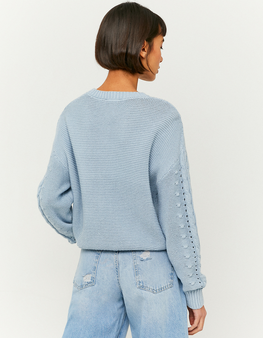 TALLY WEiJL, Niebieski sweter z okrągłym dekoltem for Women