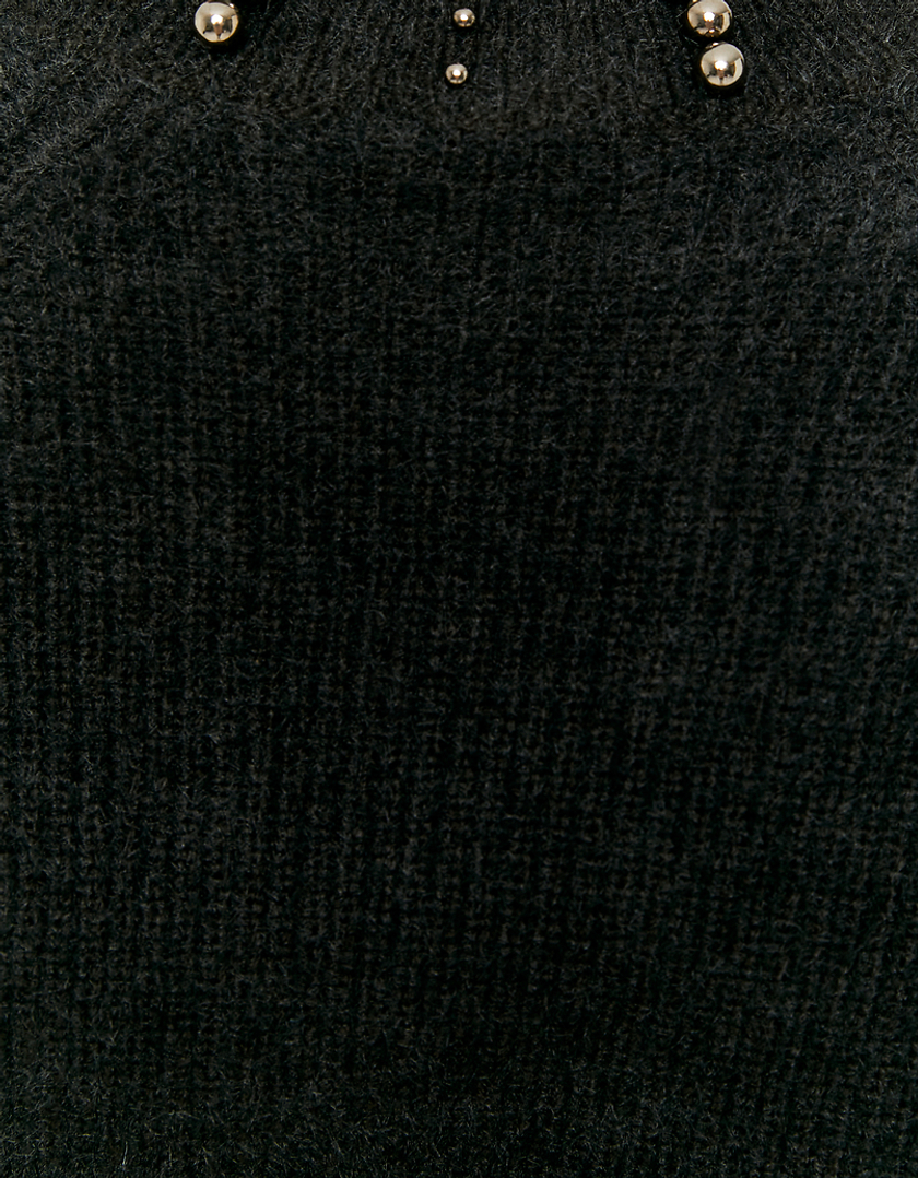 TALLY WEiJL, Schwarzer Cropped Pullover for Women