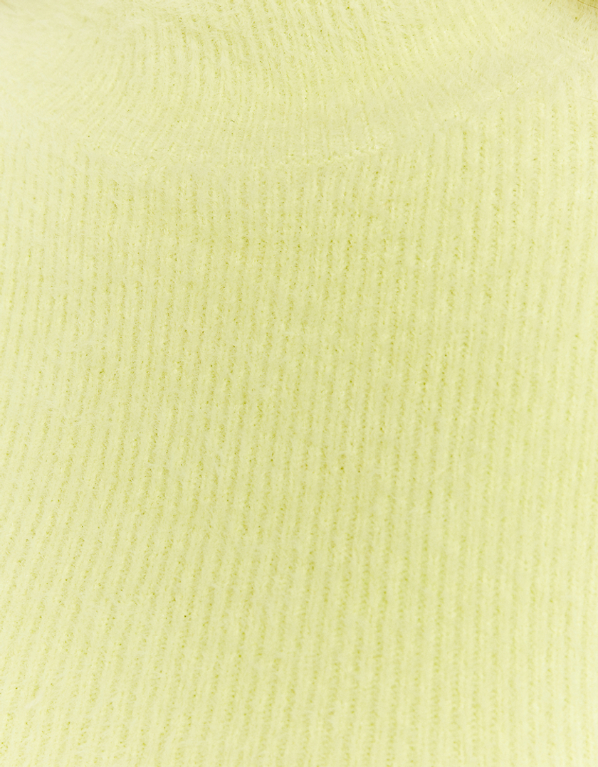 TALLY WEiJL, Yellow Ultra Cropped Knit Jumper for Women