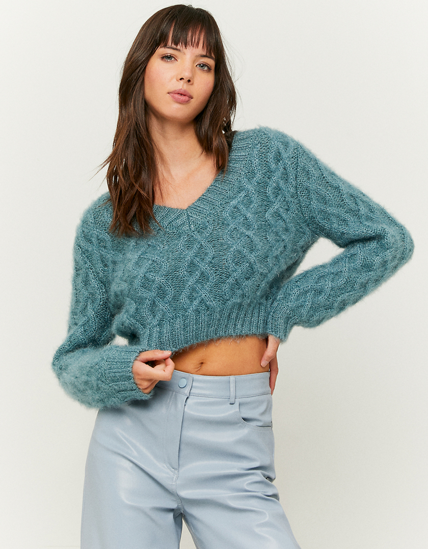 TALLY WEiJL, Niebieski miękki sweter for Women