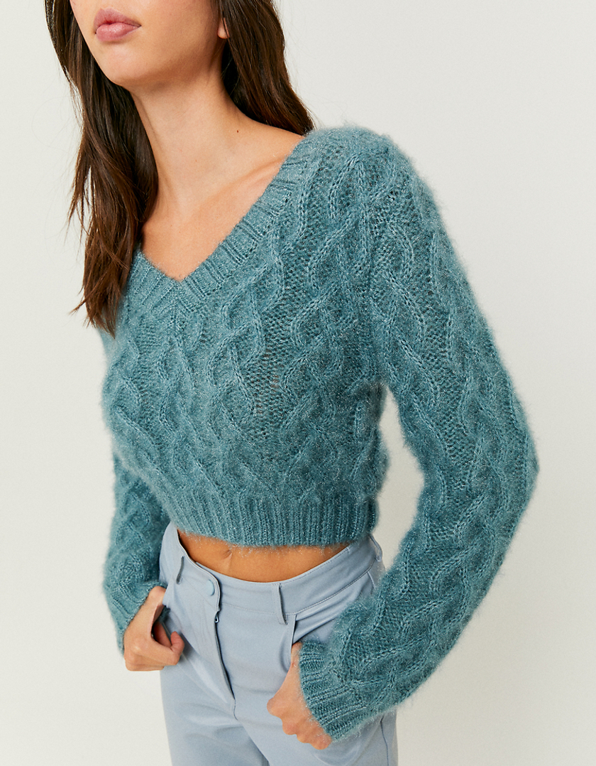TALLY WEiJL, Blauer Soft Touch Pullover for Women