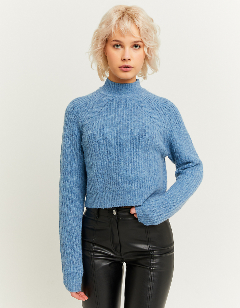 TALLY WEiJL, Blauer Regular Fit-Pullover for Women
