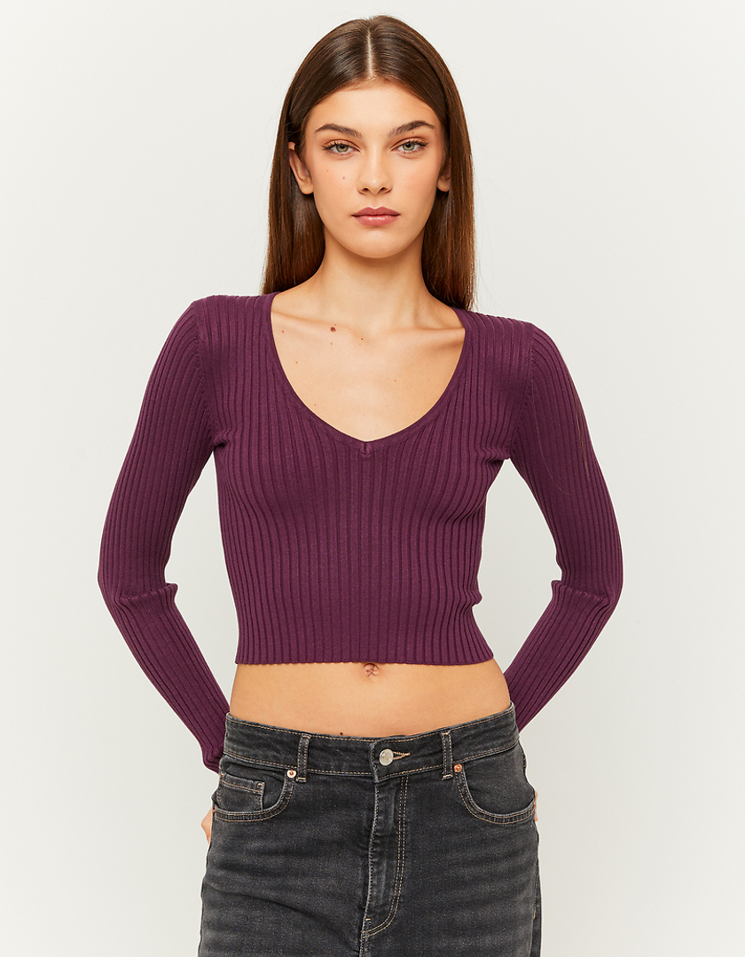 Lila Strickpullover | TALLY WEiJL Deutschland