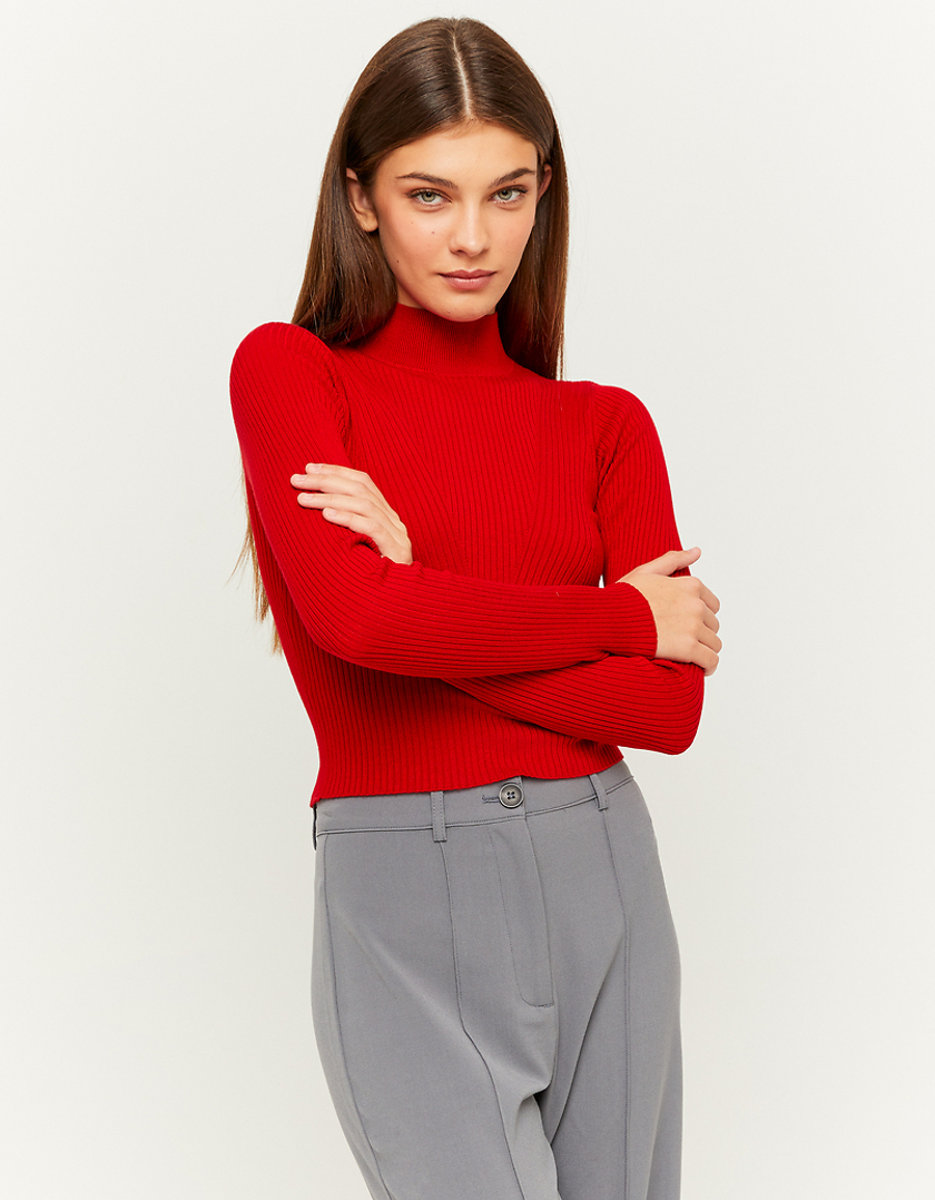 TALLY WEiJL, Roter fitted Strickpullover for Women