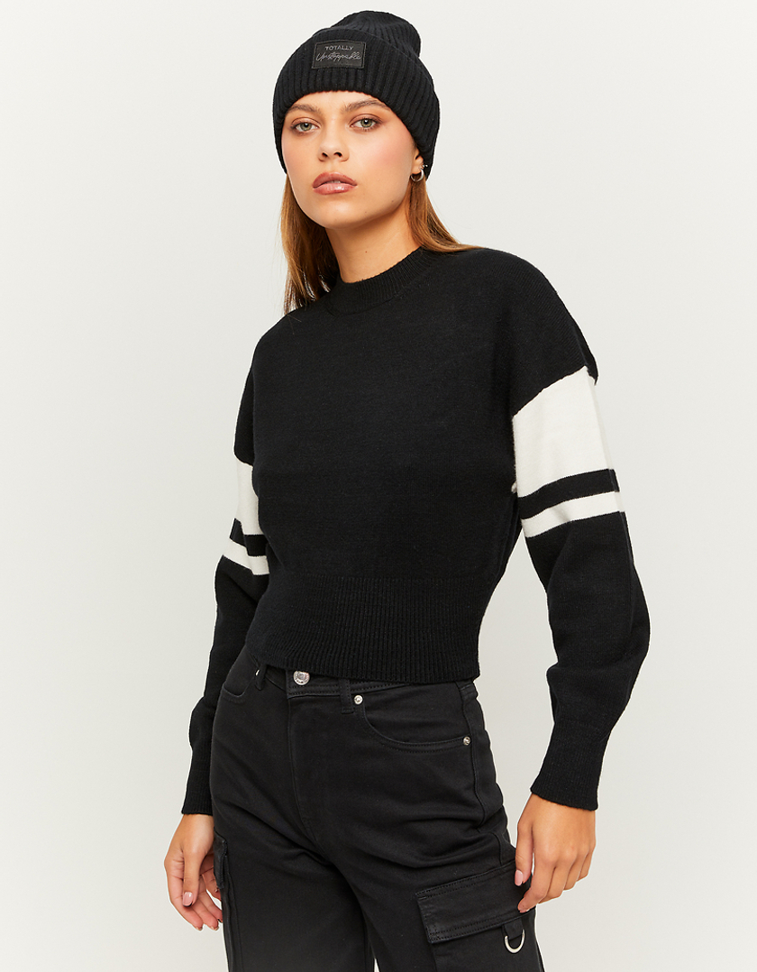 TALLY WEiJL, Πουλόβερ Loose Cropped Colorblock for Women