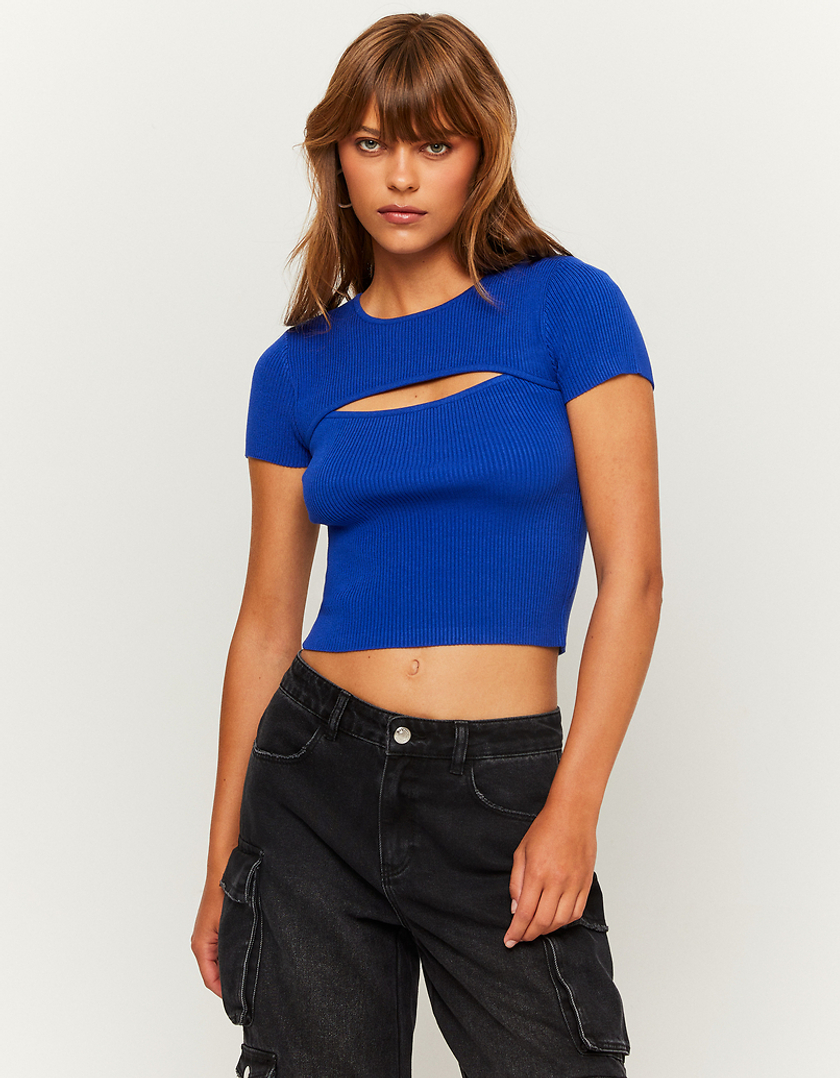 TALLY WEiJL, Top In Maglia Cut Out for Women