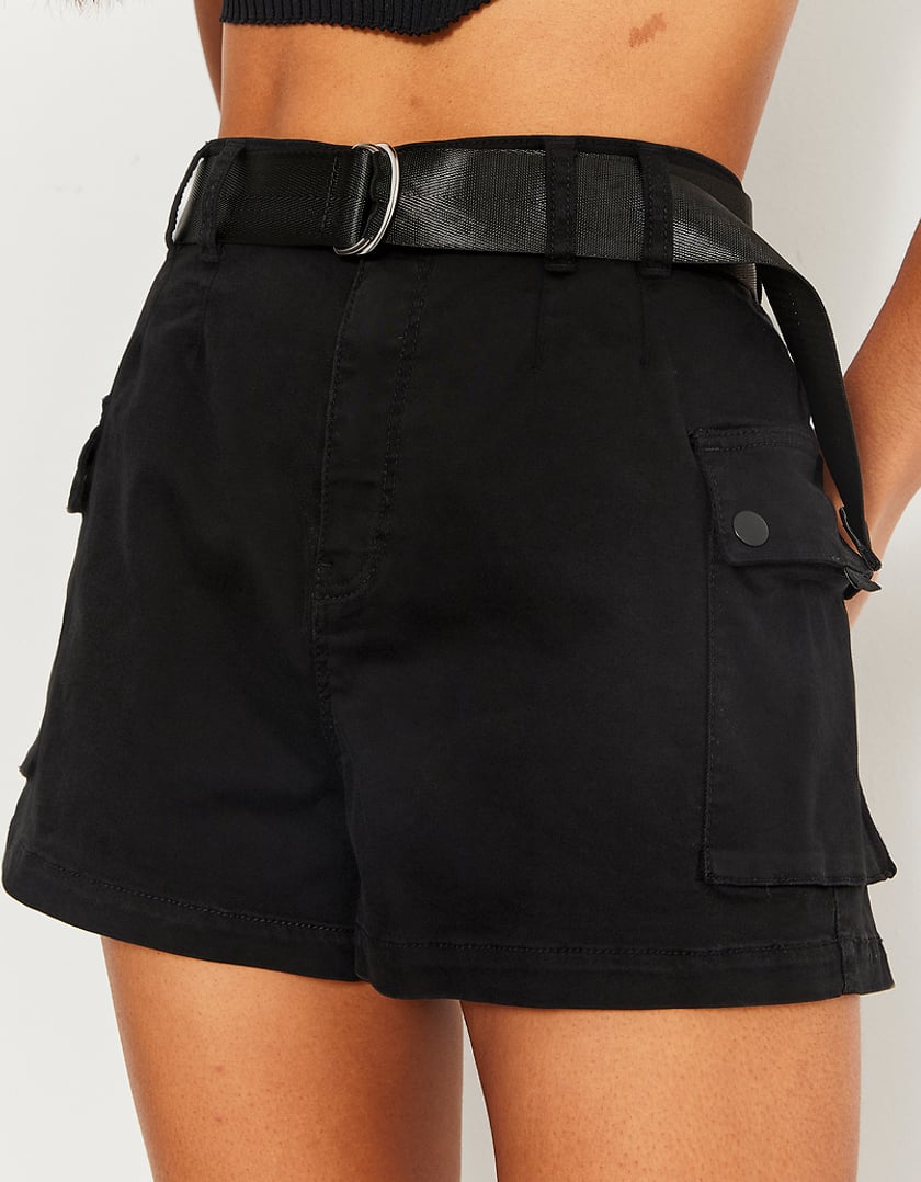 TALLY WEiJL, High Waist Mini Cargo Shorts for Women