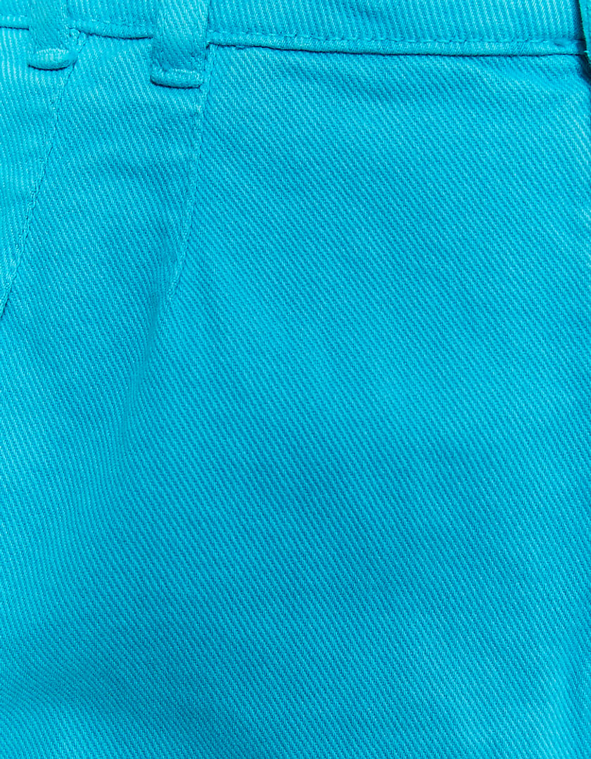 TALLY WEiJL, Blaue High Waist Cargo Shorts for Women