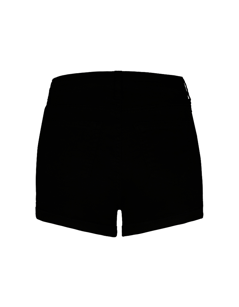 TALLY WEiJL, Schwarze High Waist Skinny Denim Shorts for Women