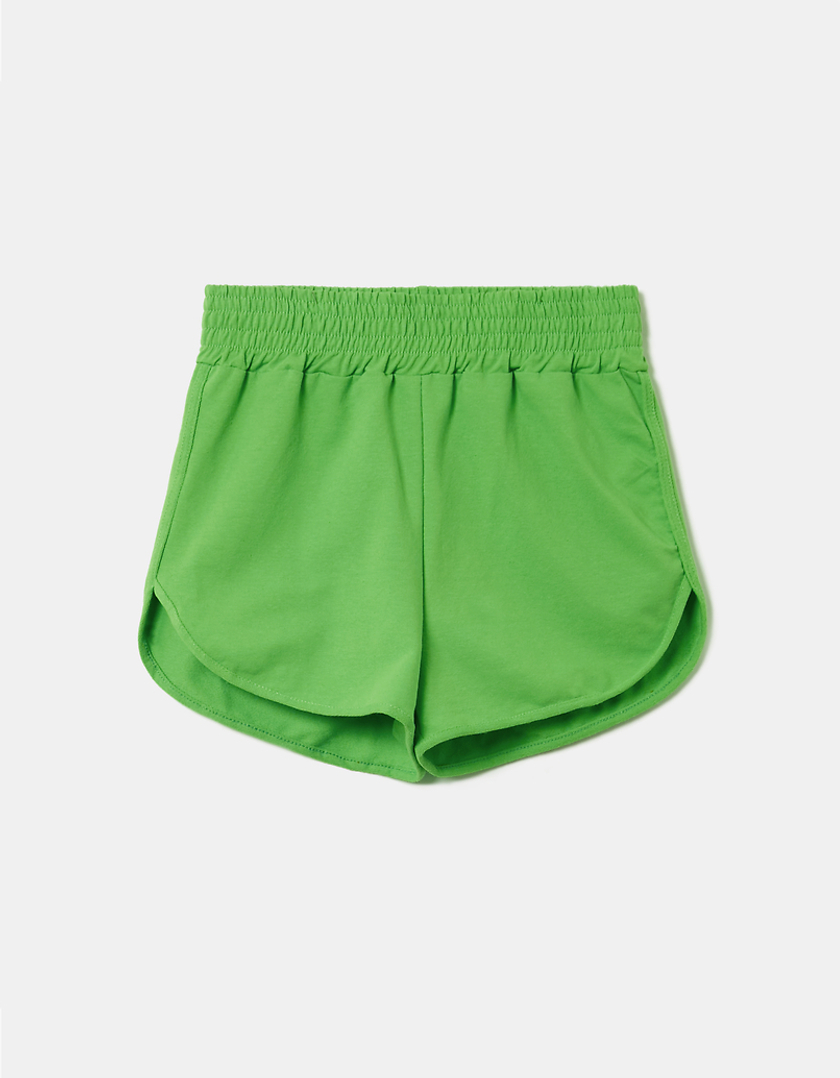 TALLY WEiJL, Πράσινο Ψηλόμεσο Shorts for Women