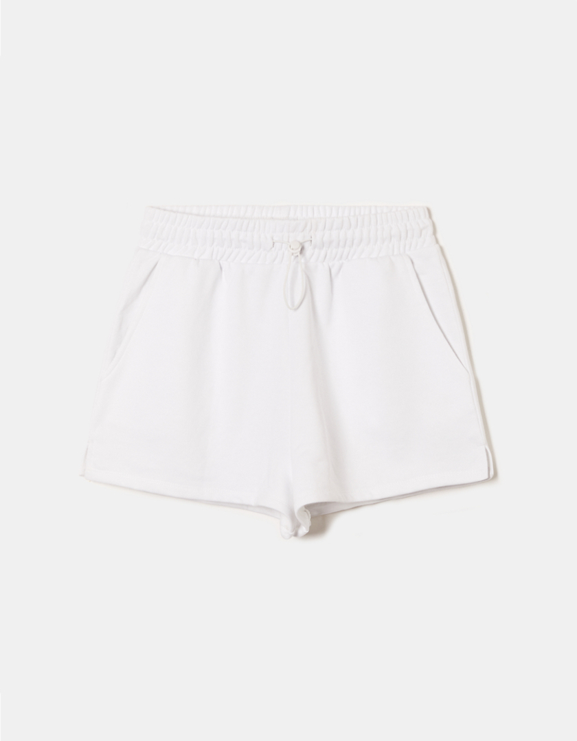 TALLY WEiJL, White Basic Shorts for Women