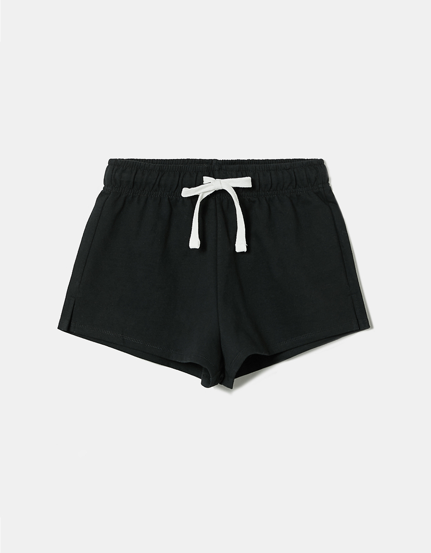 TALLY WEiJL, Black High Waist Basic Shorts for Women