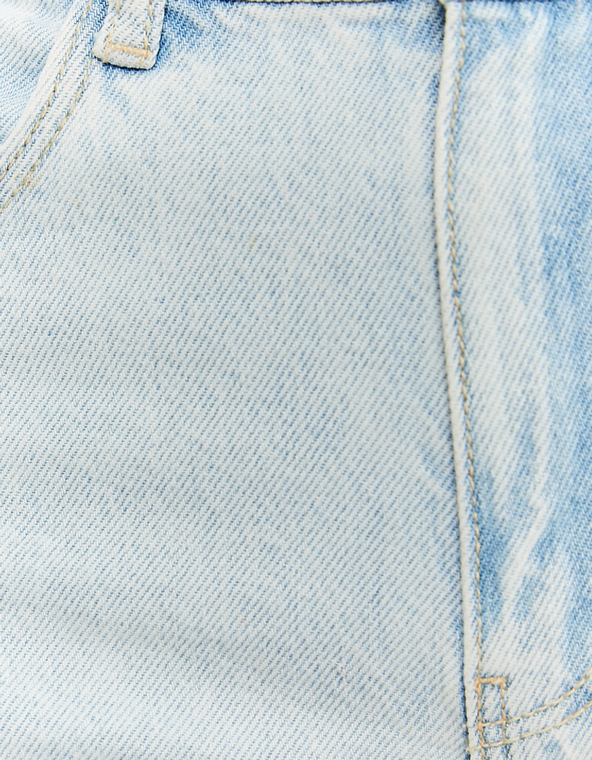 TALLY WEiJL, Shorts di Jeans con Strappi a Vita Alta for Women