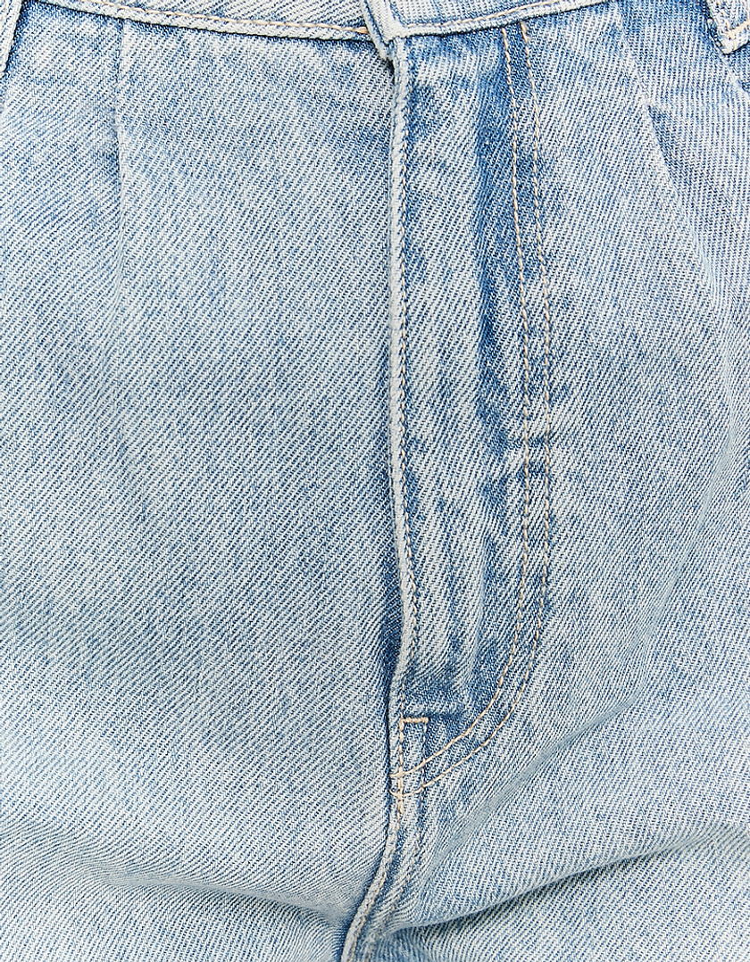 TALLY WEiJL, Shorts di Jeans Slouchy a Vita Alta for Women
