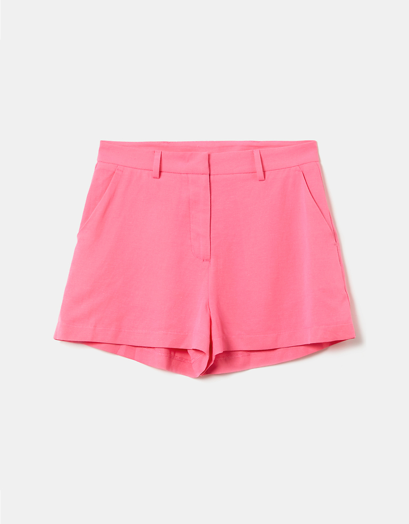 TALLY WEiJL, Λινό Shorts for Women