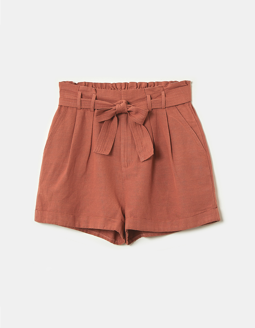 TALLY WEiJL, Linen Mini  Shorts for Women