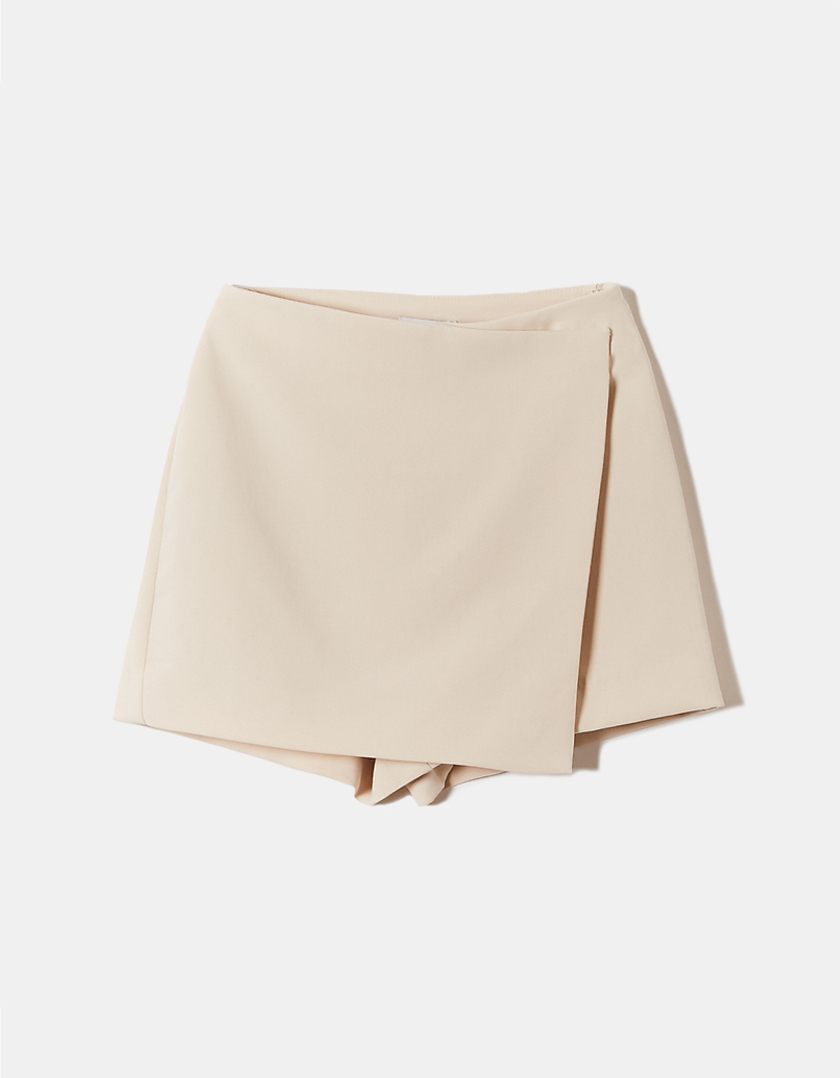 TALLY WEiJL, Beżowe mini spódnico-szorty for Women