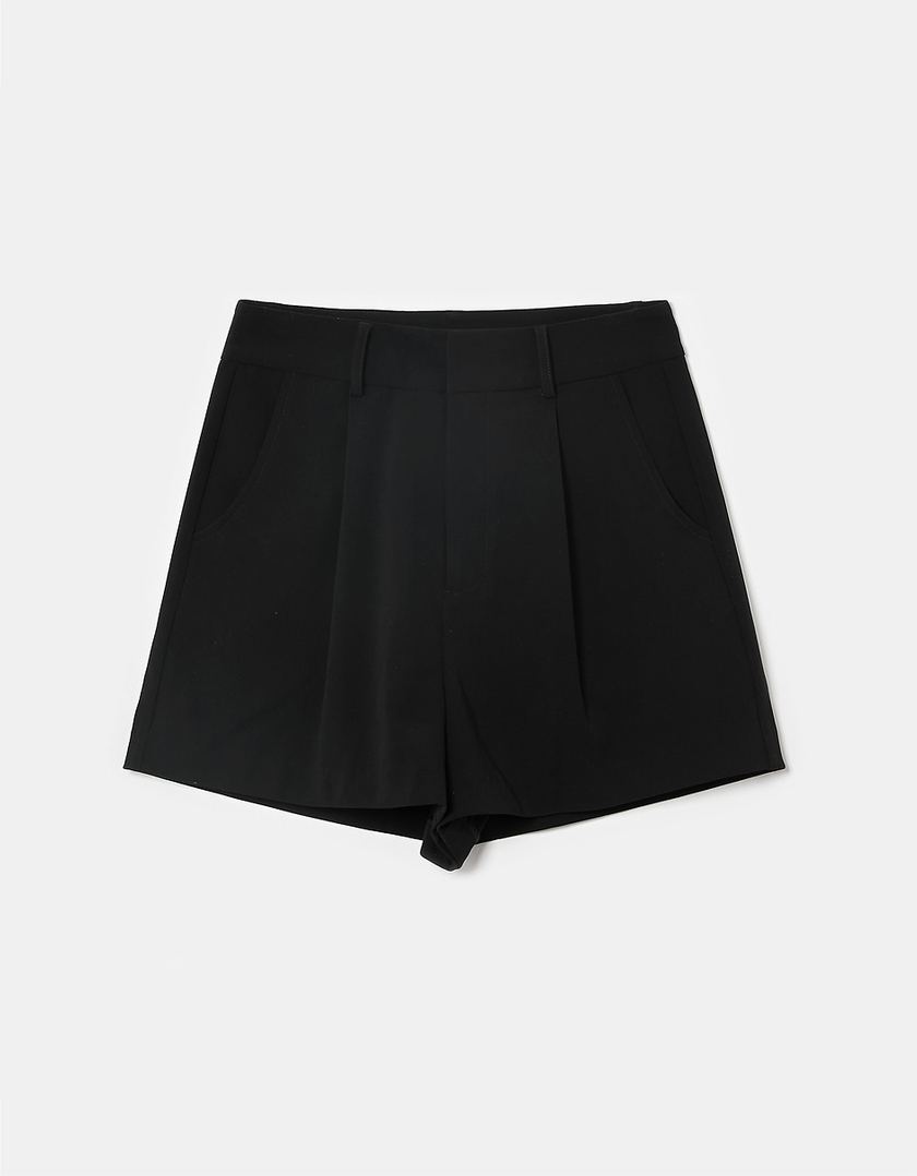 TALLY WEiJL, Schwarze High Waist Slouchy Shorts for Women